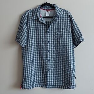 The North Face Short Sleeve Button Up Shirt, Plaid
